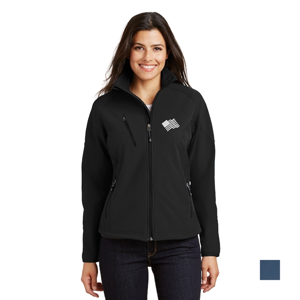 Port Authority® Women's Textured Soft Shell Jacket - Port Authority® Women's Textured Soft Shell Jacket - Image 0 of 1