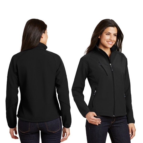 Port Authority® Women's Textured Soft Shell Jacket - Port Authority® Women's Textured Soft Shell Jacket - Image 1 of 1