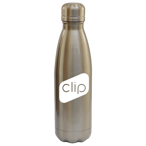 17oz. Stainless Steel Insulated Vacuum Bottle with Lid - 17oz. Stainless Steel Insulated Vacuum Bottle with Lid - Image 1 of 4