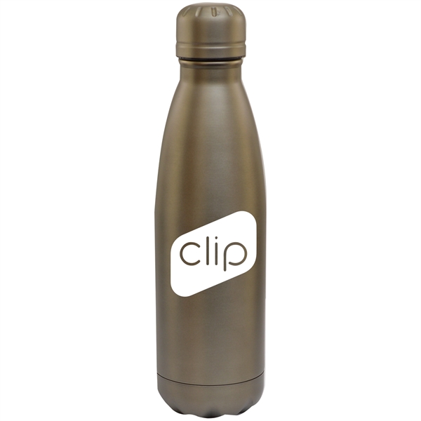 17oz. Stainless Steel Insulated Vacuum Bottle with Lid - 17oz. Stainless Steel Insulated Vacuum Bottle with Lid - Image 2 of 4