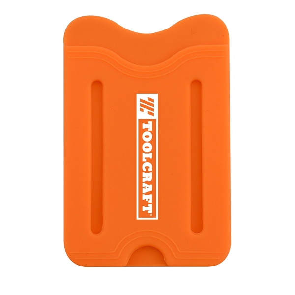 Silicone Phone Wallet w/ Finger Slot - Silicone Phone Wallet w/ Finger Slot - Image 2 of 5