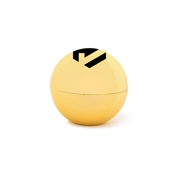 Custom Metallic Round Lip Balm