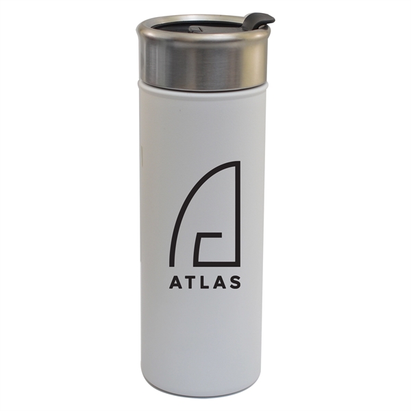 Custom 18oz. Vacuum Tumbler with Flip Closure Lid