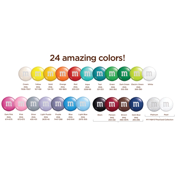 NC Custom: 7oz. Color Choice M&M'S  ® Bags- Set of Three Bags.  Supplied By: Chocolate Inn
