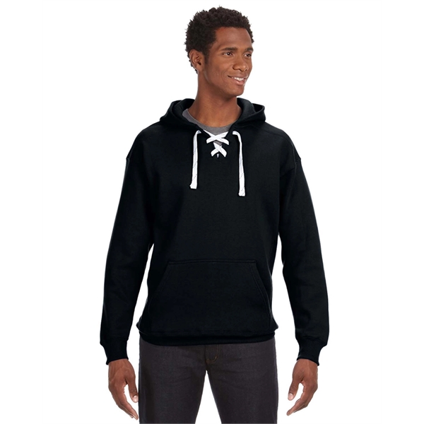 J America Adult Sport Lace Hooded Sweatshirt - J America Adult Sport Lace Hooded Sweatshirt - Image 27 of 68