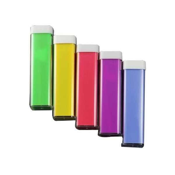 Translucent Power Bank - 2200 mAh -Green - Translucent Power Bank - 2200 mAh -Green - Image 11 of 12