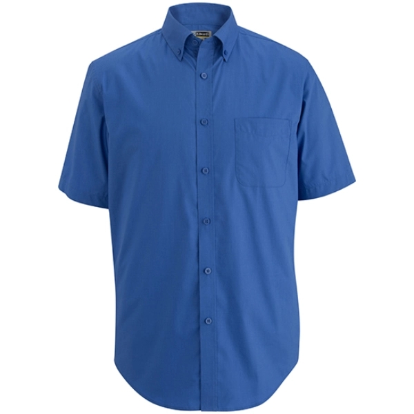 Men's Short Sleeve Stretch Poplin Shirt - Men's Short Sleeve Stretch Poplin Shirt - Image 0 of 3