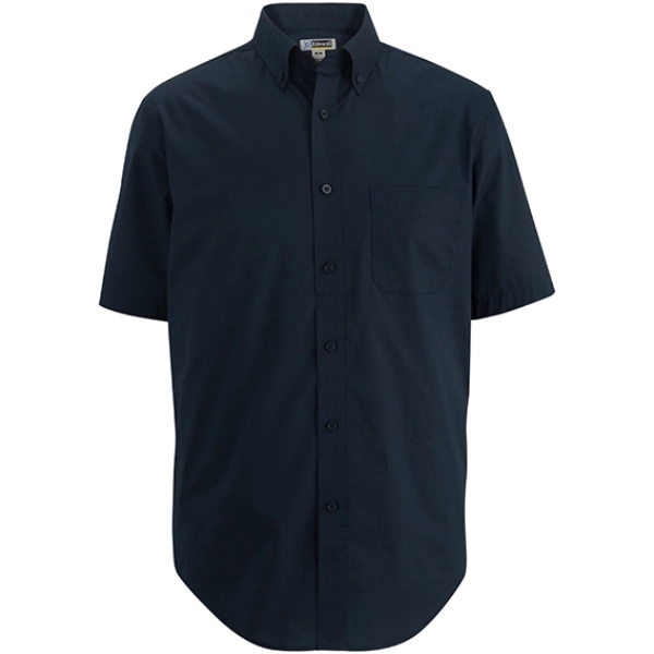 Men's Short Sleeve Stretch Poplin Shirt - Men's Short Sleeve Stretch Poplin Shirt - Image 2 of 3