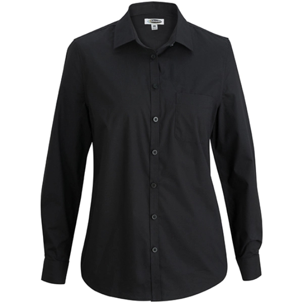 Ladies' L/S Stretch Poplin Blouse - Ladies' L/S Stretch Poplin Blouse - Image 2 of 5