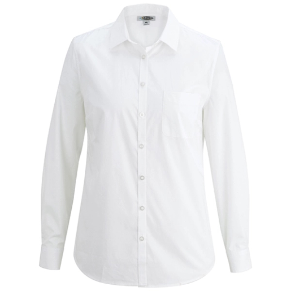 Ladies' L/S Stretch Poplin Blouse - Ladies' L/S Stretch Poplin Blouse - Image 0 of 5