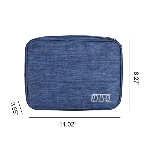 Double Layer Travel Toiletry Bag - Double Layer Travel Toiletry Bag - Image 1 of 5