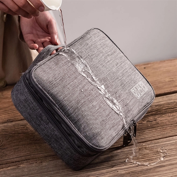 Double Layer Travel Toiletry Bag - Double Layer Travel Toiletry Bag - Image 2 of 5