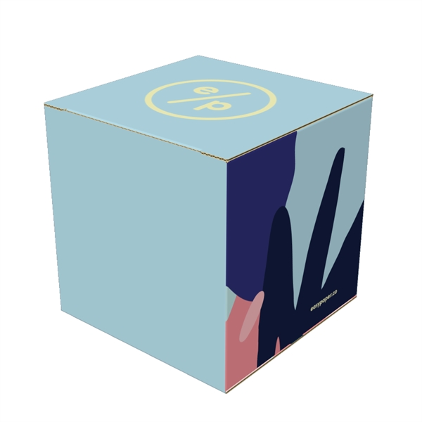 4"x 4"x 4" E-Flute Tuck End Box ( Custom sizes and print ) - 4"x 4"x 4" E-Flute Tuck End Box ( Custom sizes and print ) - Image 3 of 5
