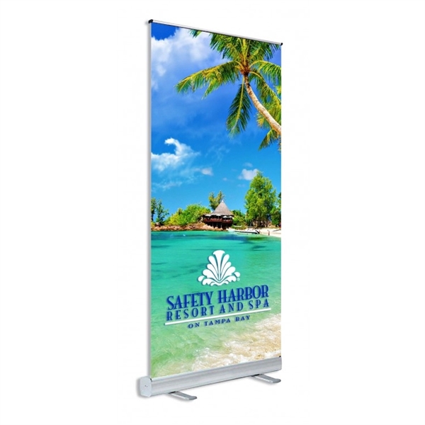 Promotional One Sided 33" Wide Retractable Banner Stand