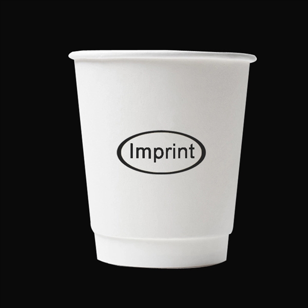 10oz Double Wall Paper Coffee Cup with Lid - 10oz Double Wall Paper Coffee Cup with Lid - Image 0 of 4