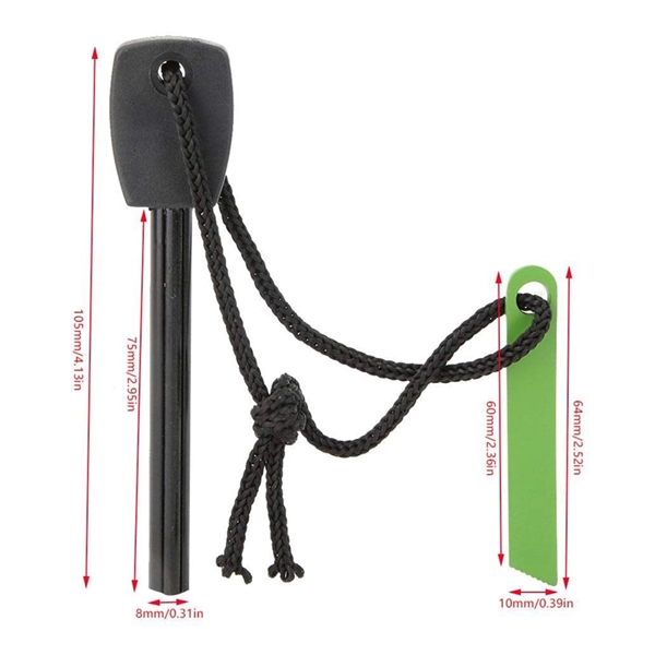Magnesium Flint Stone Emergency Survival Camping Gear Kit - Magnesium Flint Stone Emergency Survival Camping Gear Kit - Image 2 of 2