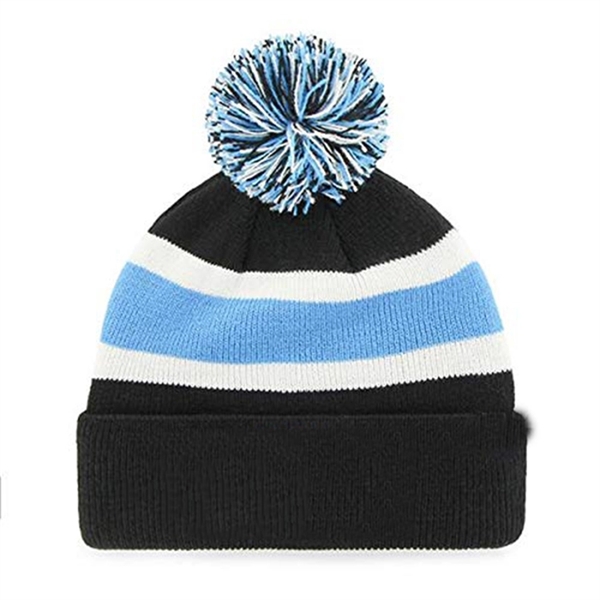 Pom Beanie With Cuff - Pom Beanie With Cuff - Image 0 of 0
