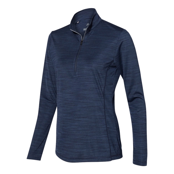 Adidas Women's Lightweight Melange Quarter-Zip Pullover - Adidas Women's Lightweight Melange Quarter-Zip Pullover - Image 2 of 15