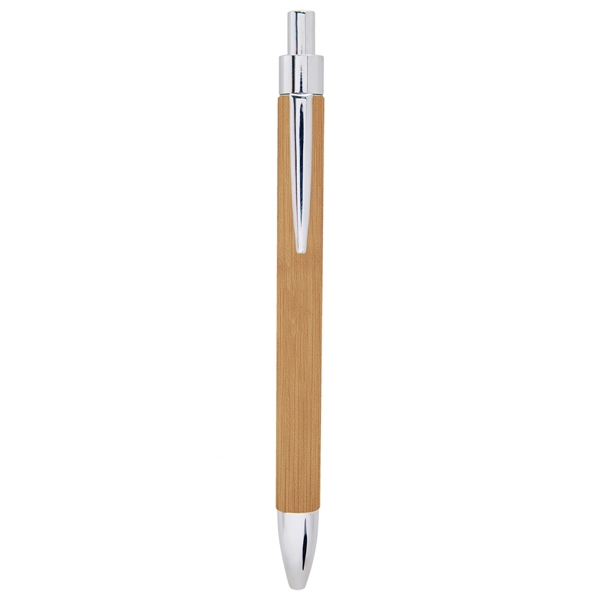 Bamboo Laserable Leatherette Pen - Bamboo Laserable Leatherette Pen - Image 1 of 1
