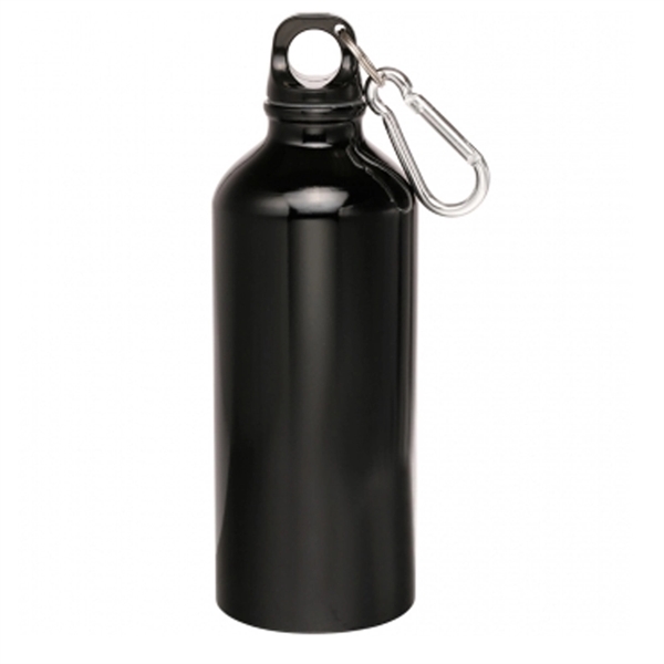 500ml Water Bottles With Carabiner Portable Aluminum Water Bottle Reusable  Leakproof Sports Water Jug For Outdoor Hiking Travel Gym Fitness
