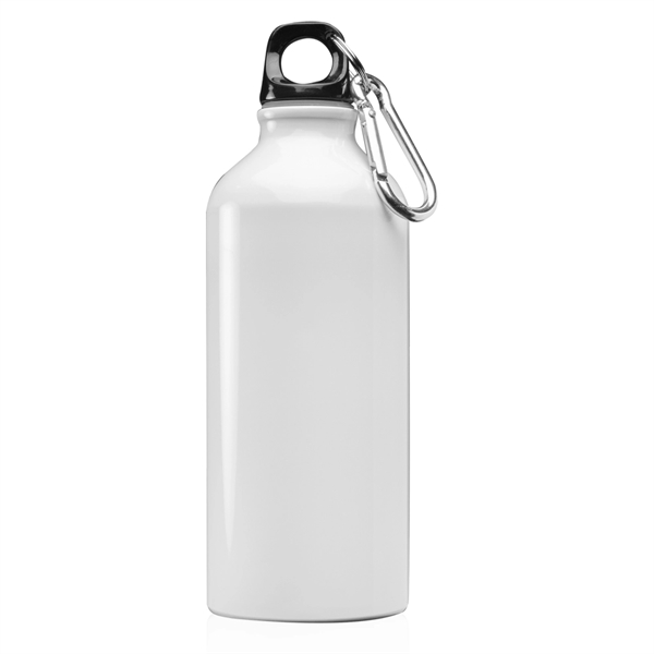 Sporty Aluminum Water Bottle w Carabiner 20 oz Bottles