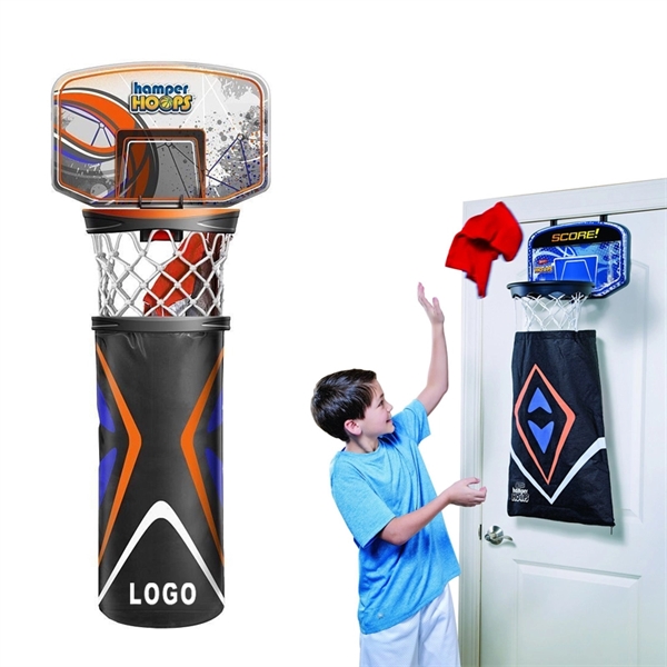 2-In-1 Basketball Hoop & Laundry Bag - 2-In-1 Basketball Hoop & Laundry Bag - Image 0 of 2