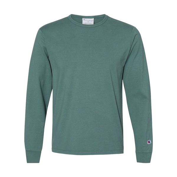 Champion Garment-Dyed Long Sleeve T-Shirt - Champion Garment-Dyed Long Sleeve T-Shirt - Image 4 of 18