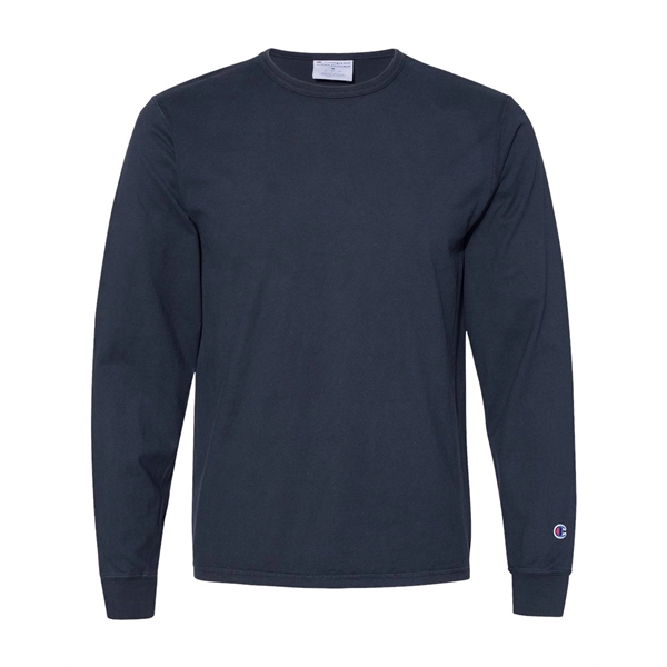 Champion Garment-Dyed Long Sleeve T-Shirt - Champion Garment-Dyed Long Sleeve T-Shirt - Image 10 of 18