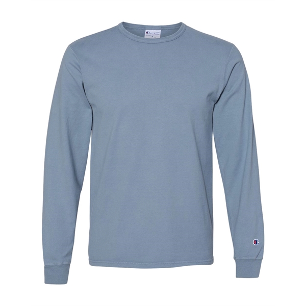 Champion Garment-Dyed Long Sleeve T-Shirt - Champion Garment-Dyed Long Sleeve T-Shirt - Image 13 of 18