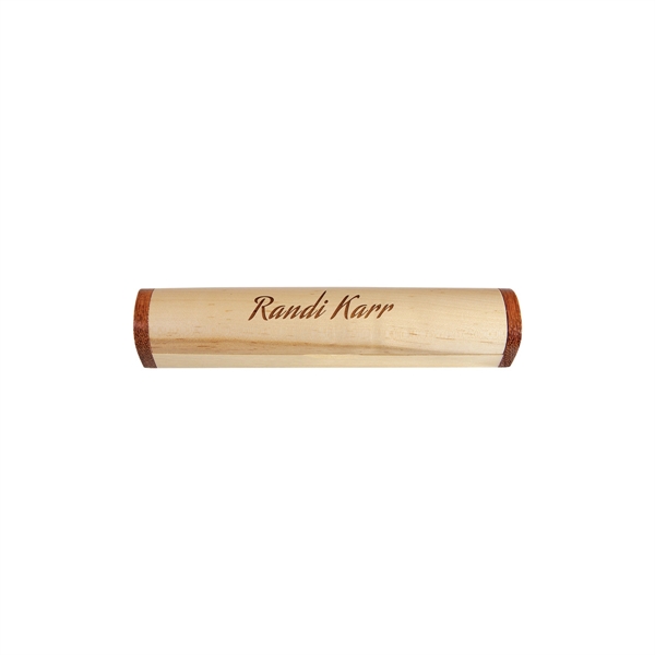 6 7/8" x 1 3/16" Maple Single Pen Case - 6 7/8" x 1 3/16" Maple Single Pen Case - Image 0 of 2
