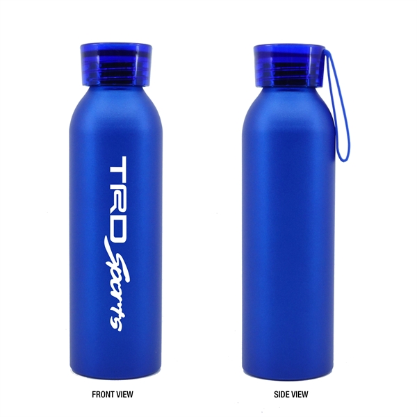 20oz. Aluminum Bottle with Silicone Carrying Strap - 20oz. Aluminum Bottle with Silicone Carrying Strap - Image 0 of 7