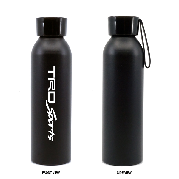 20oz. Aluminum Bottle with Silicone Carrying Strap - 20oz. Aluminum Bottle with Silicone Carrying Strap - Image 1 of 7