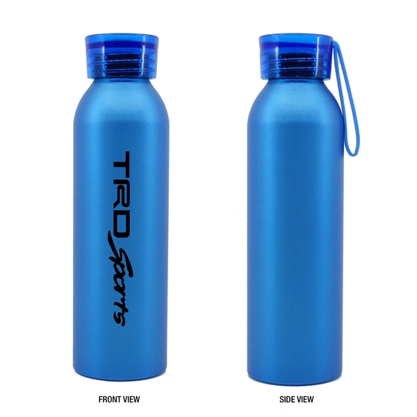 20oz. Aluminum Bottle with Silicone Carrying Strap - 20oz. Aluminum Bottle with Silicone Carrying Strap - Image 7 of 7