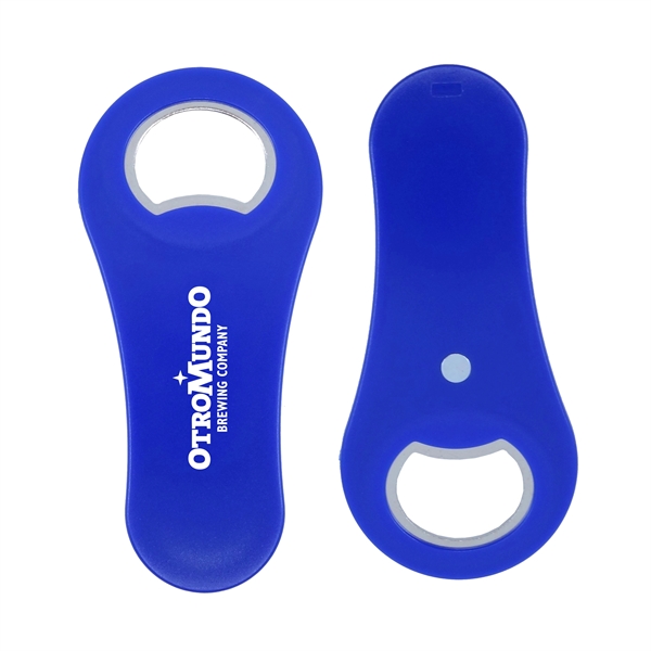 Rounded Bottle Opener with Magnet - Rounded Bottle Opener with Magnet - Image 0 of 14