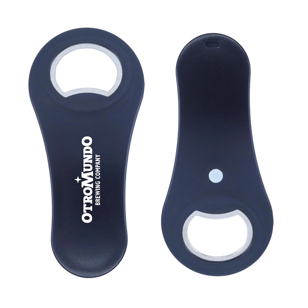 Rounded Bottle Opener with Magnet - Rounded Bottle Opener with Magnet - Image 3 of 14