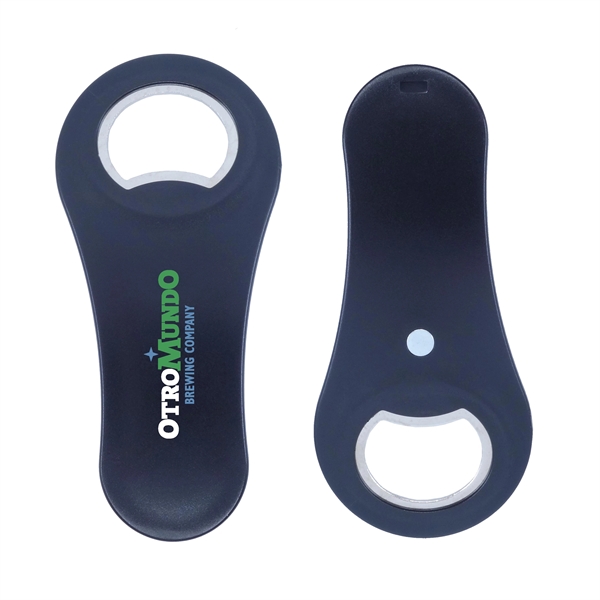 Rounded Bottle Opener with Magnet - Rounded Bottle Opener with Magnet - Image 4 of 14