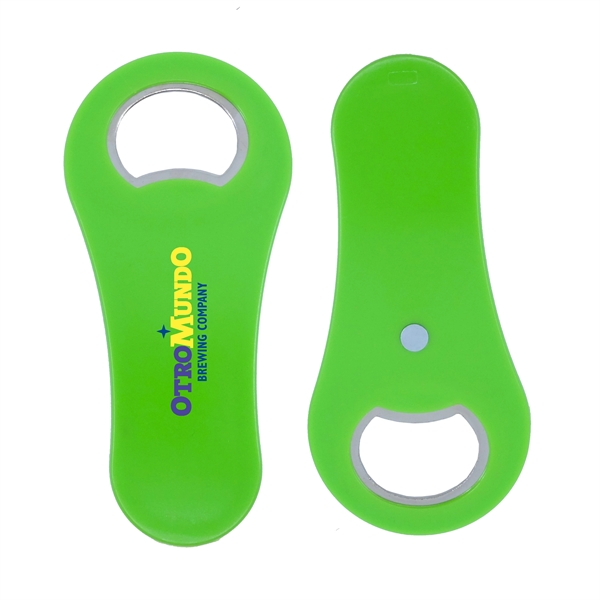 Rounded Bottle Opener with Magnet - Rounded Bottle Opener with Magnet - Image 7 of 14