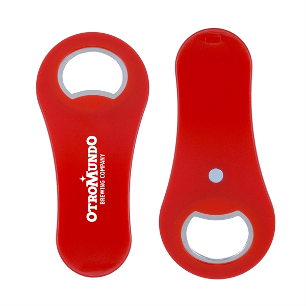 Rounded Bottle Opener with Magnet - Rounded Bottle Opener with Magnet - Image 9 of 14