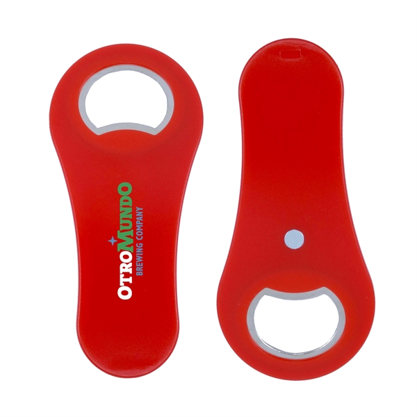 Rounded Bottle Opener with Magnet - Rounded Bottle Opener with Magnet - Image 10 of 14