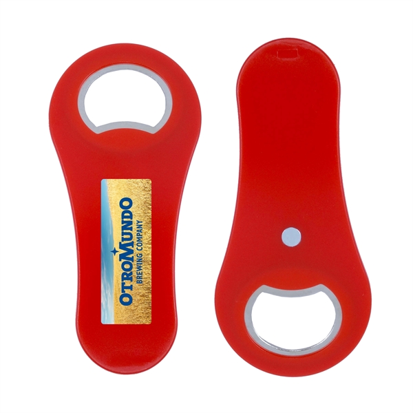 Rounded Bottle Opener with Magnet - Rounded Bottle Opener with Magnet - Image 11 of 14