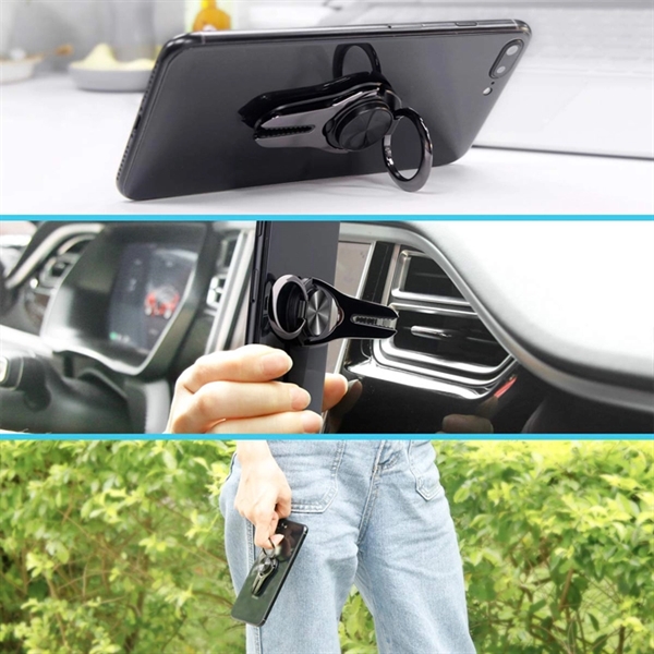 3 in 1 Phone Stand, Grip & Car Air Vent Mount - 3 in 1 Phone Stand, Grip & Car Air Vent Mount - Image 1 of 3