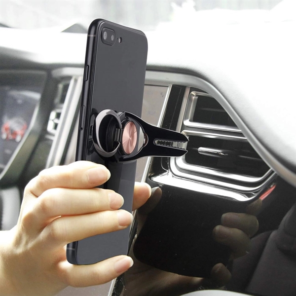 3 in 1 Phone Stand, Grip & Car Air Vent Mount - 3 in 1 Phone Stand, Grip & Car Air Vent Mount - Image 3 of 3