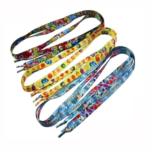 3/8" Dye Sublimated Waffle Weave Shoelaces - 3/8" Dye Sublimated Waffle Weave Shoelaces - Image 0 of 1