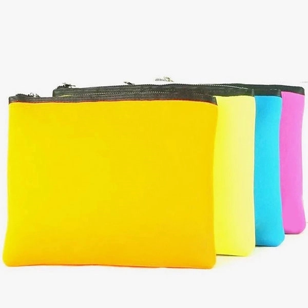 Neoprene Zipper Cosmetic Pouch - Neoprene Zipper Cosmetic Pouch - Image 8 of 8