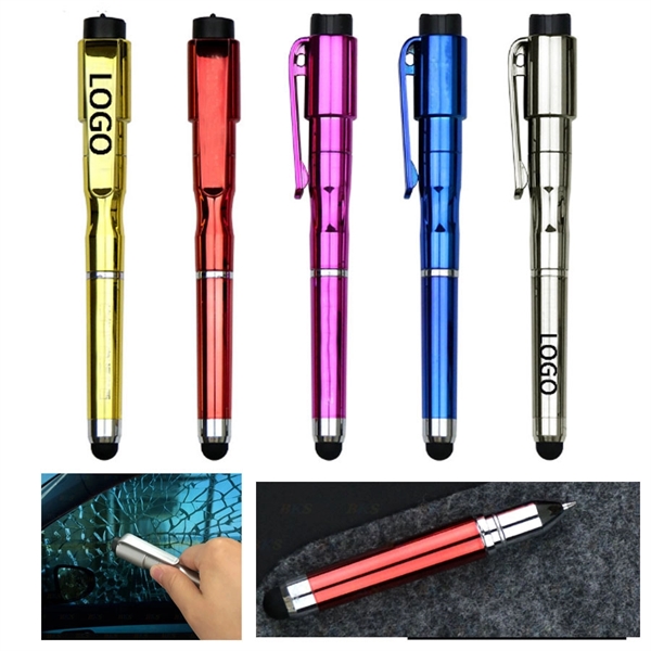 Self Defense Pen With Glass Breaker And Stylus - Self Defense Pen With Glass Breaker And Stylus - Image 0 of 2