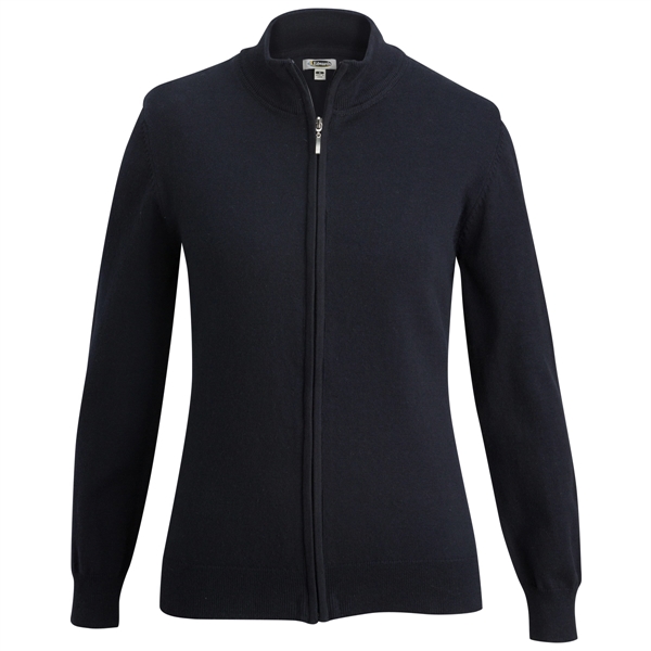 Ladies' Full-Zip Cardigan - Ladies' Full-Zip Cardigan - Image 2 of 2