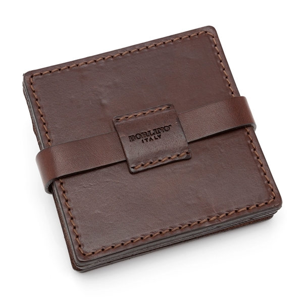 Leather Drink Coasters (4pk) - Leather Drink Coasters (4pk) - Image 1 of 1