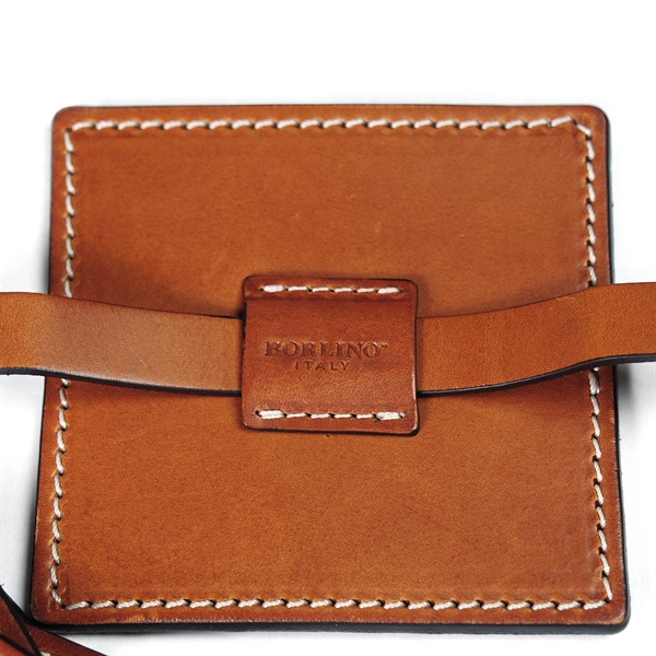 Leather Drink Coasters (4pk) - Leather Drink Coasters (4pk) - Image 1 of 3