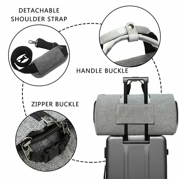 Convertible Garment Bag With Shoulder Strap - Convertible Garment Bag With Shoulder Strap - Image 1 of 3