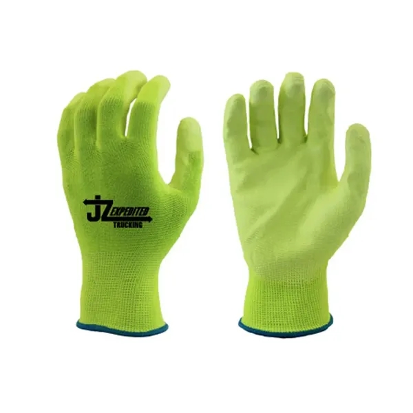 Hi-Viz Yellow Polyurethane Coated Glove - Hi-Viz Yellow Polyurethane Coated Glove - Image 0 of 0